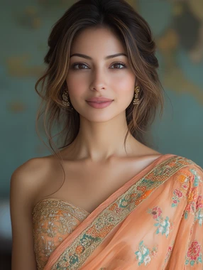 Non-explicit adult fictional AI model Raya Kapoor